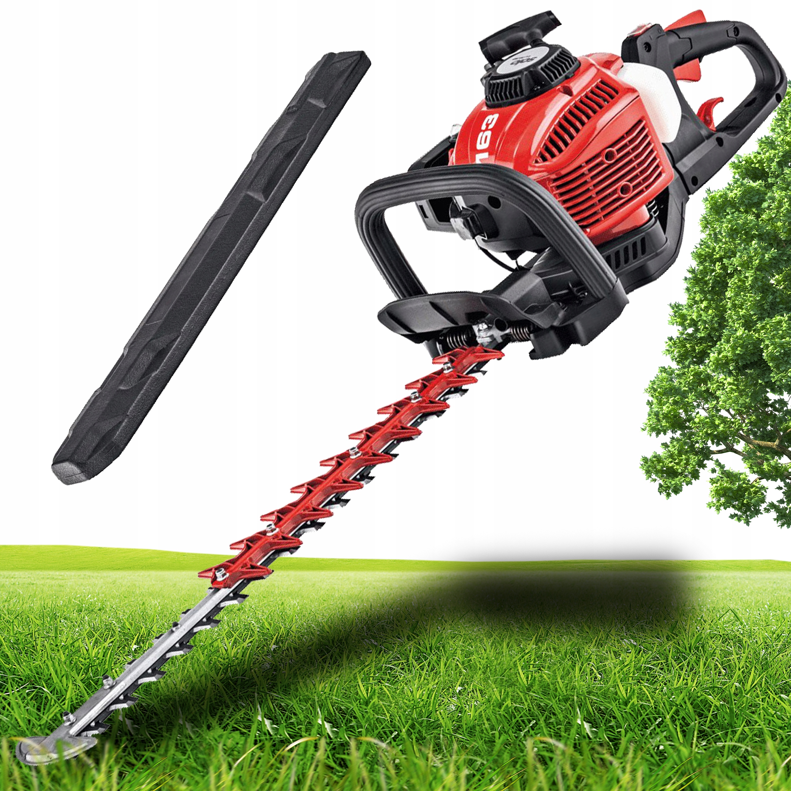 Benzínové nožnice na živý plot AL-KO 55 cm 680 W max. hrúbka 28 mm